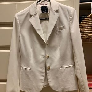 Cream dressy casual jacket